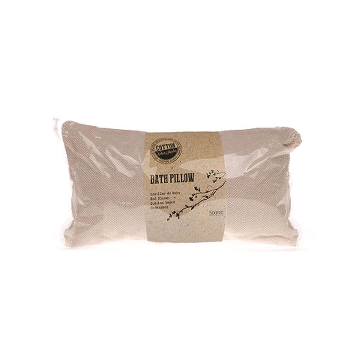 Coussin de bain éponge Source balance avec ventouse 35x17cm
