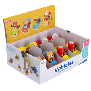 Voiture drôle avec des assorti sonores