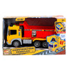 Camion de construction avec lumière et son