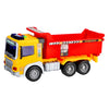 Camion de construction avec lumière et son