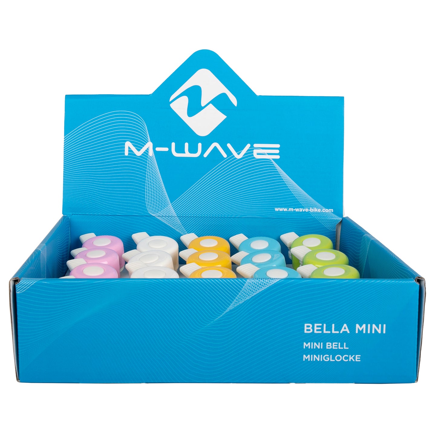 M-wave bella mini-pastel mini sonnette de vélo