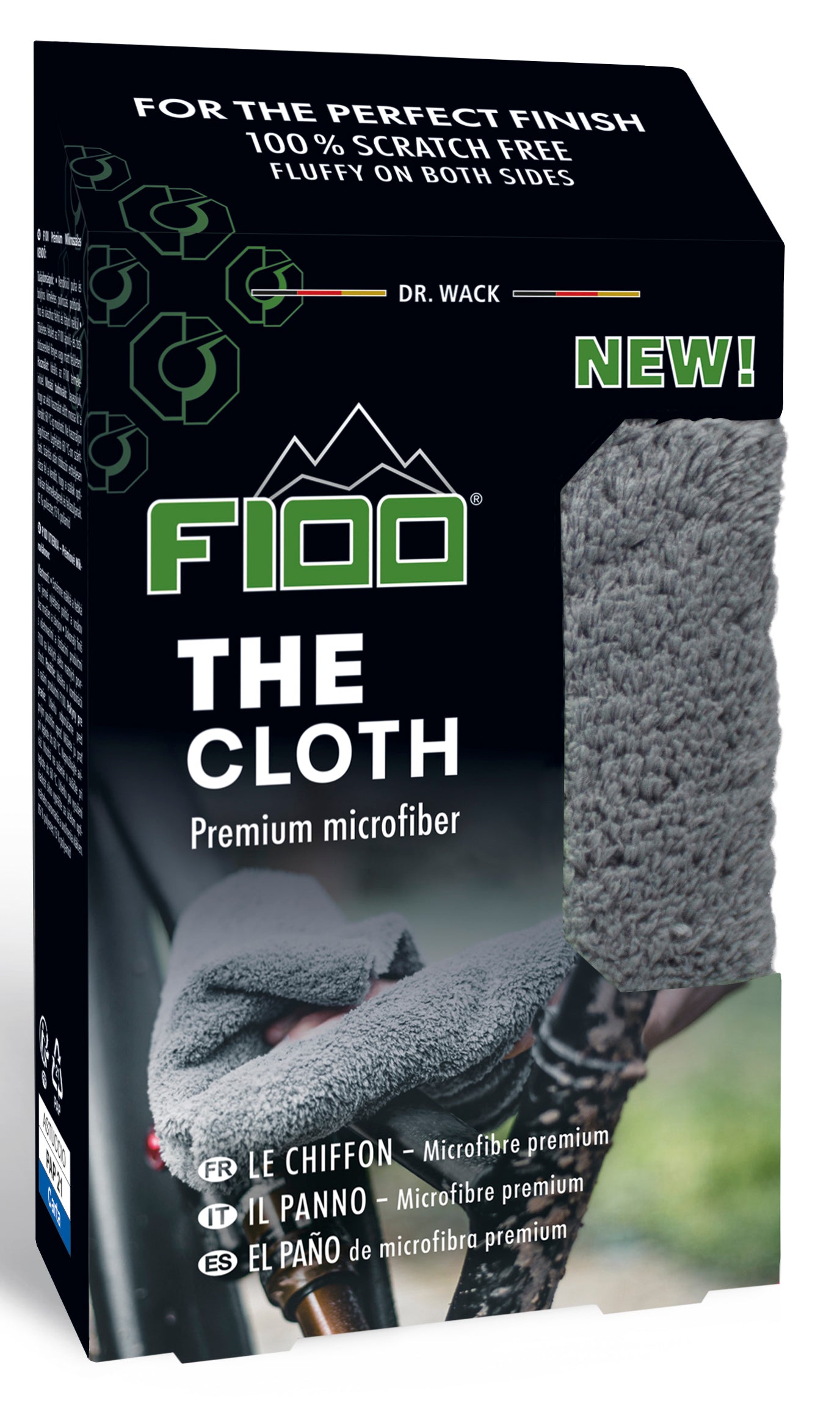 Drwack Premium Microfiber Cleaning Tissu F100 le tissu