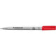 Feutre non permanent staedtler lumocolor rouge