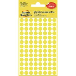 Points de marquage avery 3013 jaune 8mm