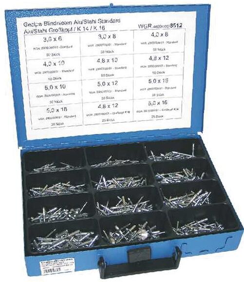 Gesipa Toi. Blinien Rivets Alu Steel