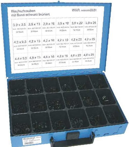 Vis de taraudage assorties de Doichelhaus 8 schw galvanisés.