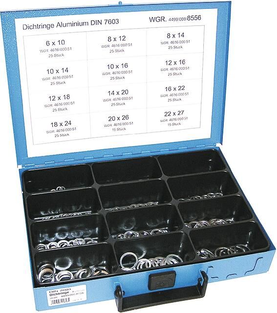 Sort de robelhaus.washers din 7603 aluminium