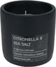 Bougie de jardin Pro à la citronnelle en pot 10cm anthracite