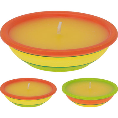 Bougie de jardin Pro citronnelle en pot 2 cul.