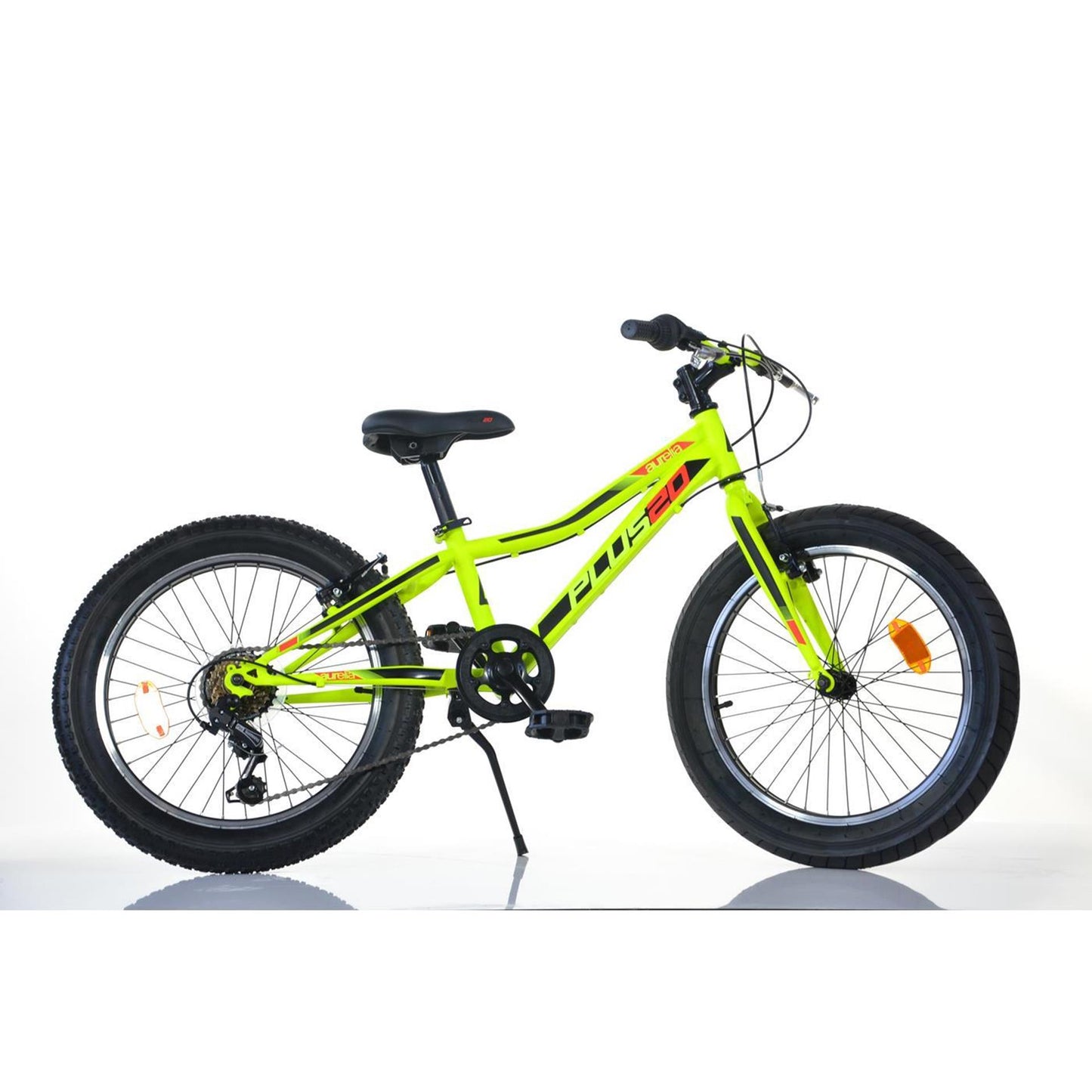 Plus 20 pouces 36 cm Junior 6S V-Brakes Lime