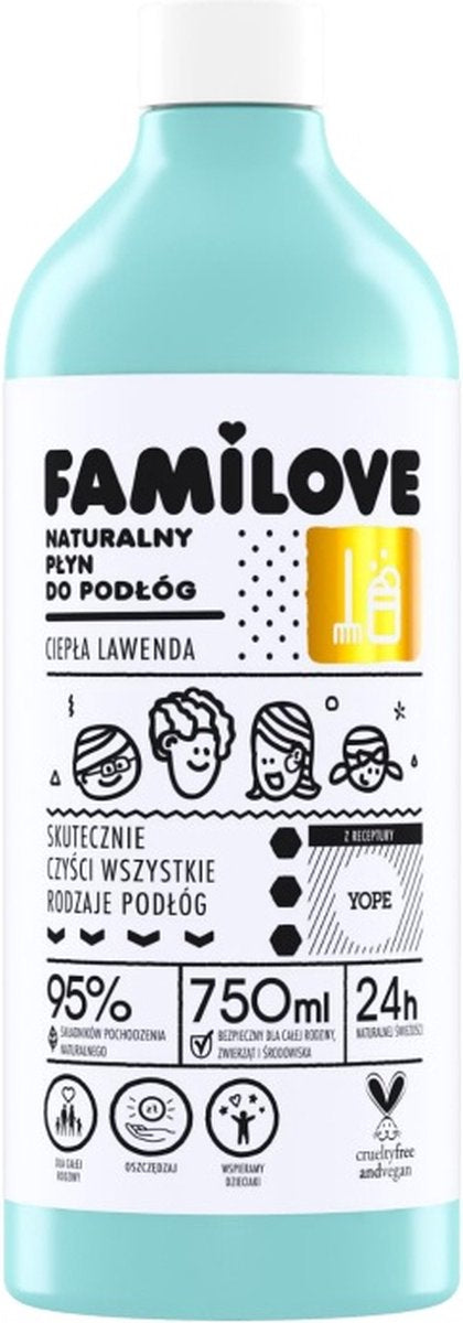Yope familove nettoyant naturel pour sols 750ml