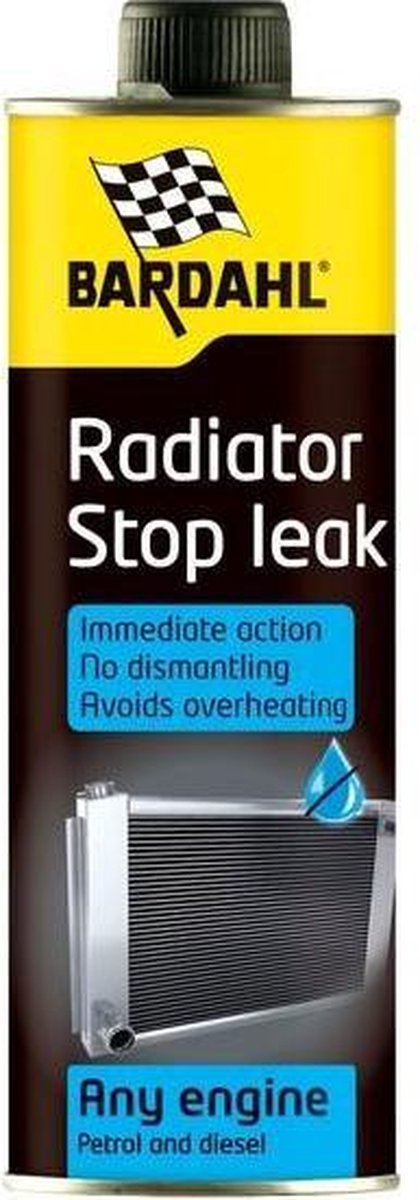 Stop-fuite de radiateur Bardahl (prévenir et arrêter les fuites de liquide de refroidissement)