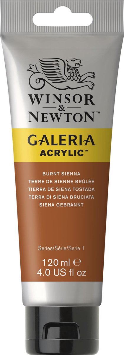 Winsor Newton Galeria acrylique 120ml terre de Sienne brûlée