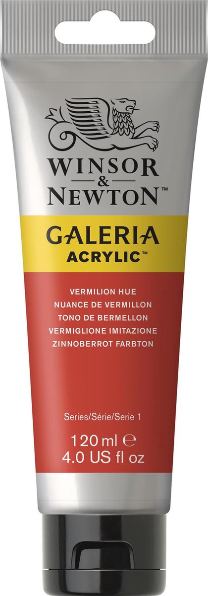 Winsor Newton Galeria acrylique 120ml teinte vermillon