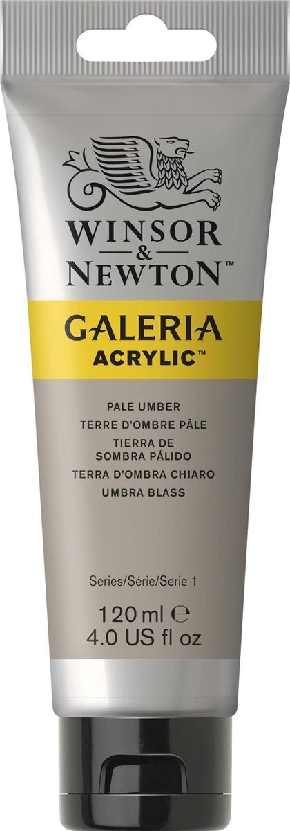 Winsor Newton Galeria acrylique 120 ml terre d'ombre pâle