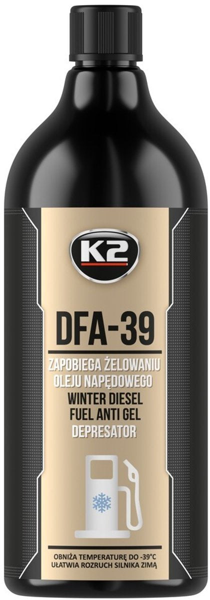 K2 dfa-39 - 1l - additif pour carburant - antigel diesel - anticoagulant diesel