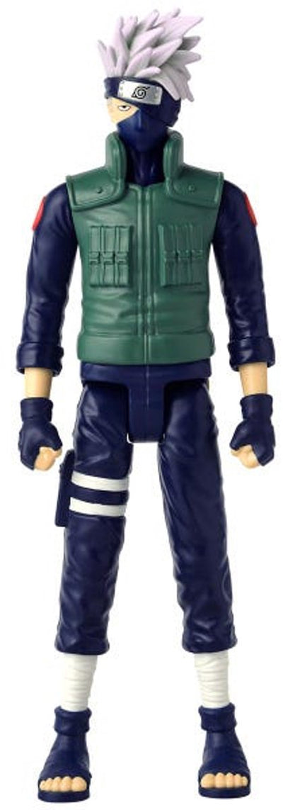 Bandai - Anime Heroes - Naruto Shippuden - Figurine Kakashi Hatake Mega Anime Heroes 30 cm - Grande figurine Kakashi - Figurine manga - Sous licence officielle - Jouets pour enfants à partir de 4 ans - 38153