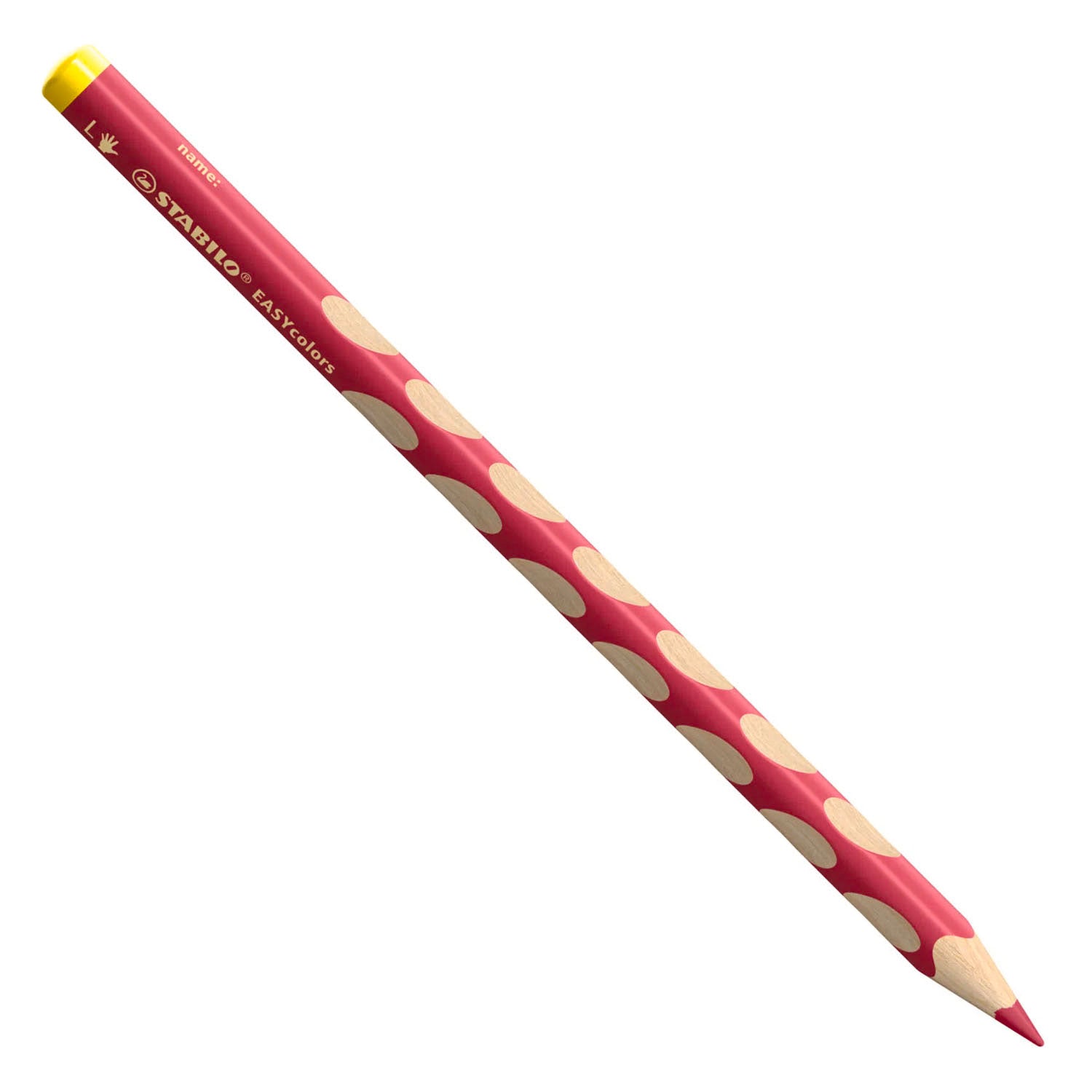 Crayon de couleur Stabilo easycolors pour gaucher - rouge carmin foncé