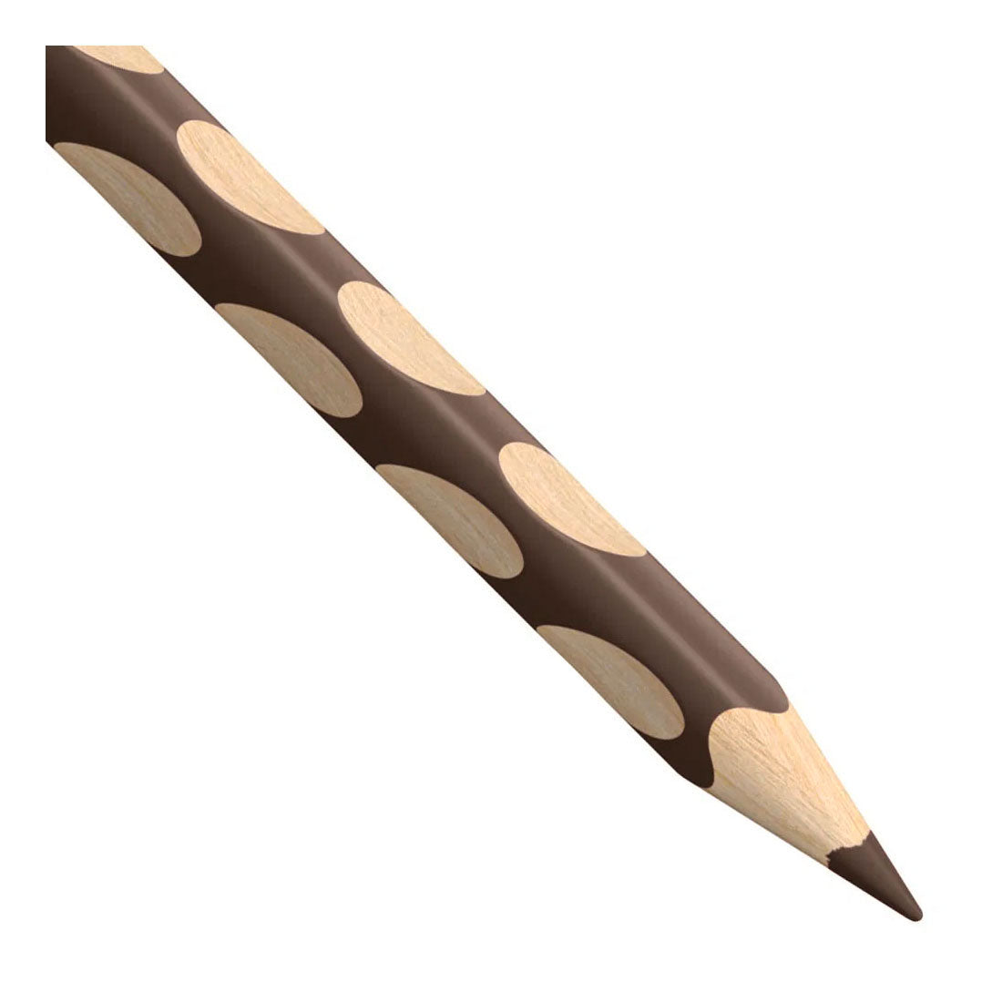 Crayon de couleur Stabilo easycolors pour gaucher - marron foncé