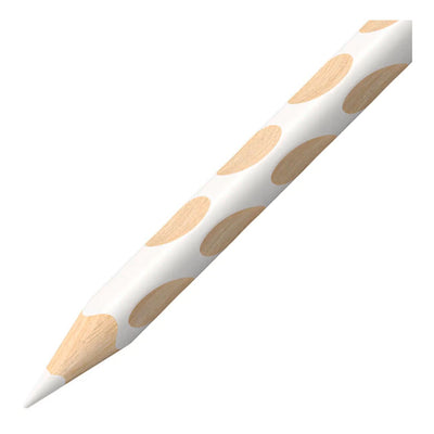 Stabilo easycolors crayon de couleur droitier - blanc