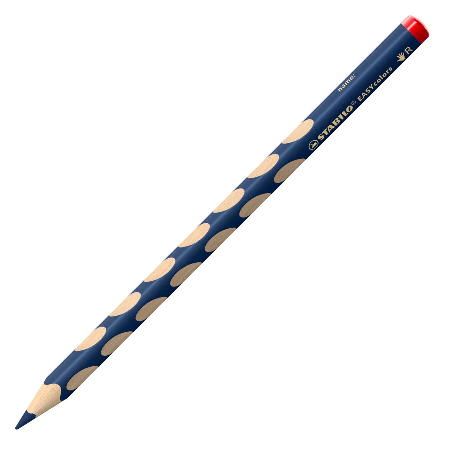 Stabilo easycolors crayon de couleur droitier - bleu foncé