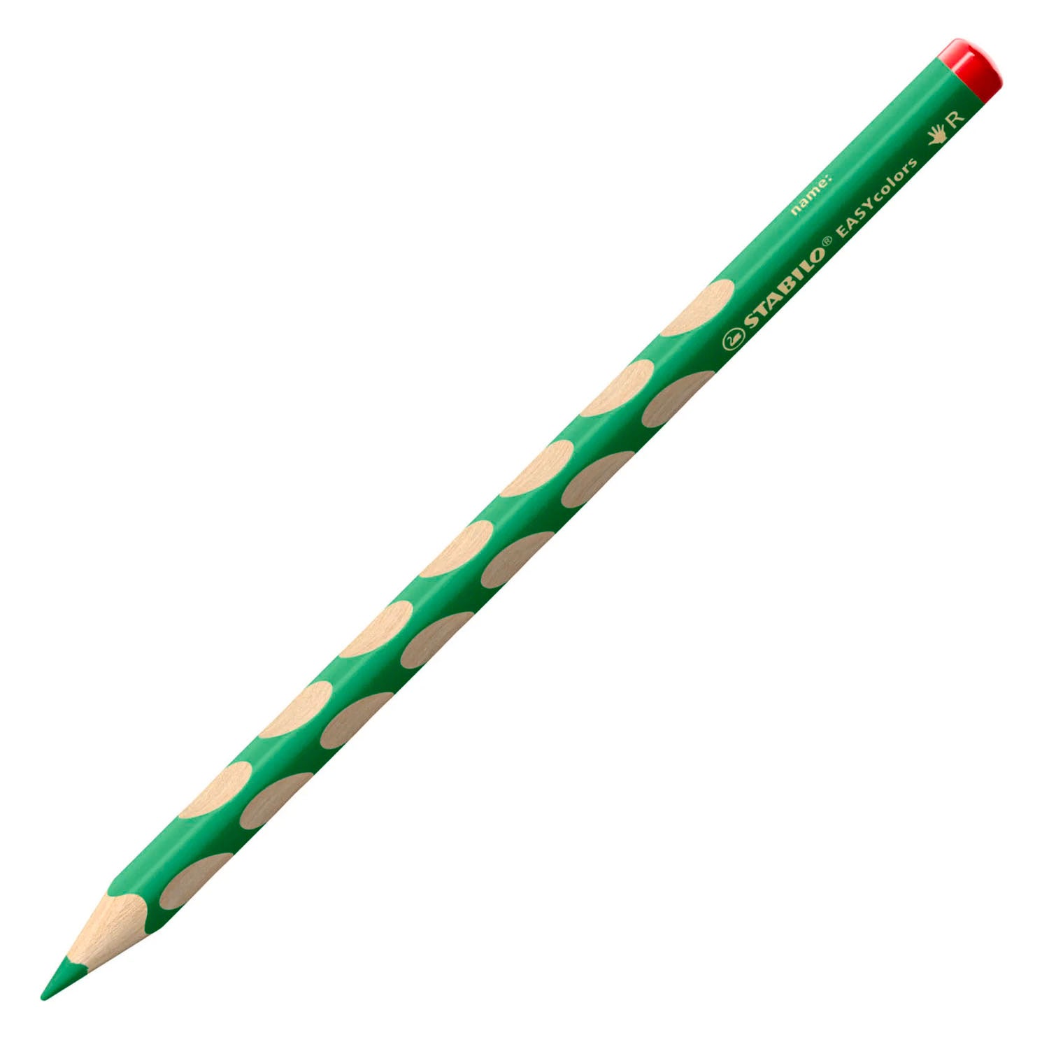 Stabilo easycolors crayon de couleur droitier - vert opaque