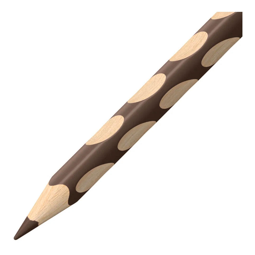 Crayon de couleur Stabilo easycolors pour droitier - marron foncé