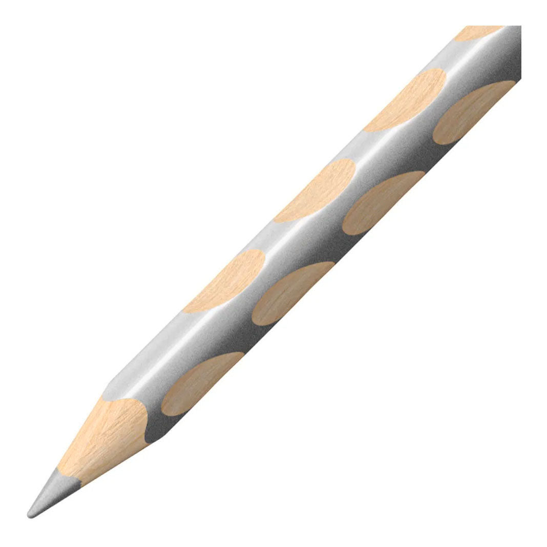 Stabilo easycolors crayon de couleur droitier - argent