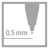 Stabilo Easyoriginal 20 Navullingen Medium - Bleu - afbeelding 4