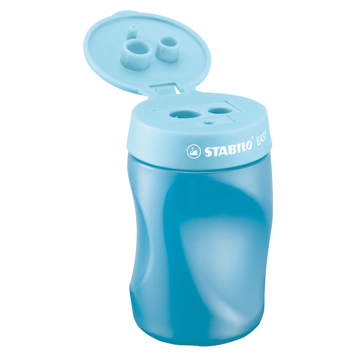 Stabilo Easysharpener 3 en 1 crayon Sharper gauche bleu