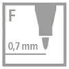 Stabililo ohpen universel non permanent marqueur noir