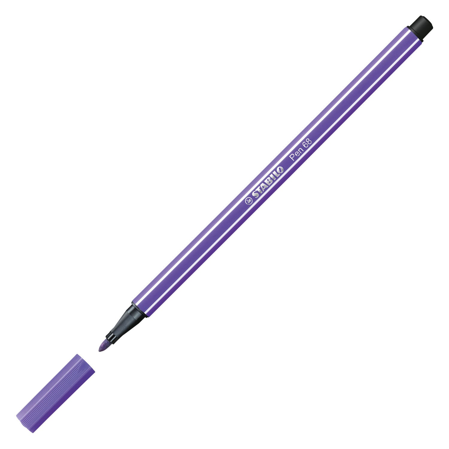 Stabilo Pen 68 Felt -Tip Marker Violet (68 55)