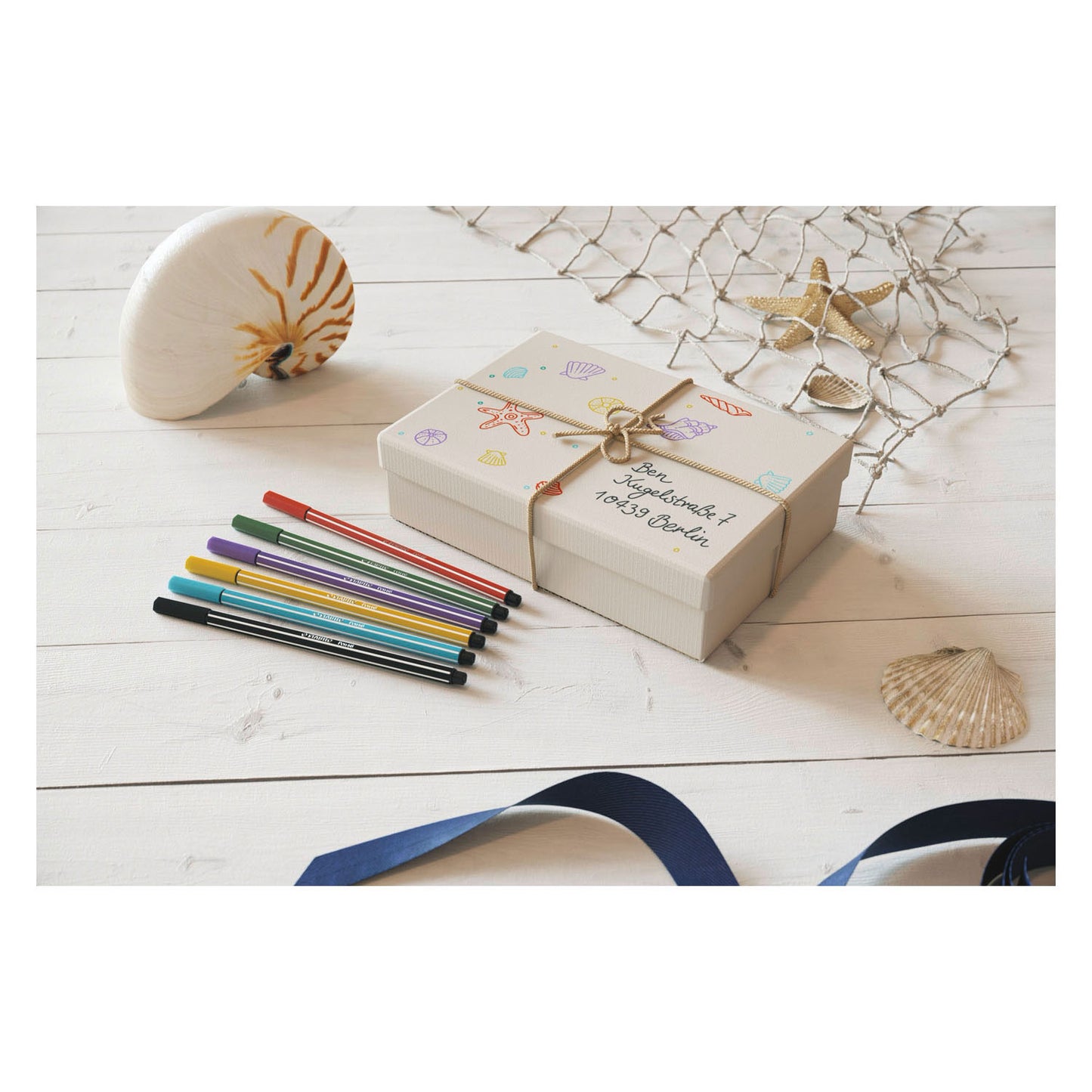 Stabilo Pen 68 Felt -Tip Marker Violet (68 55)