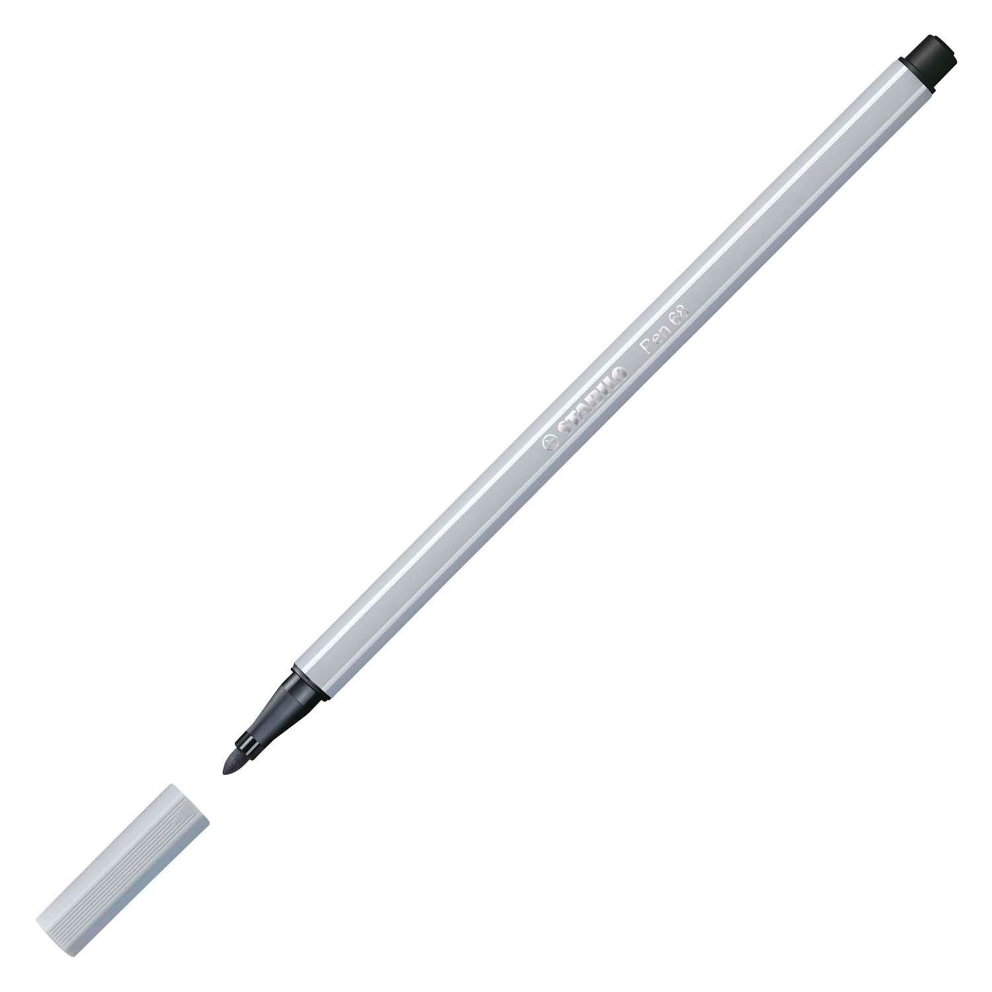 Stabilo Pen 68 Felt -Tip stylo clair gris froid (68 94)