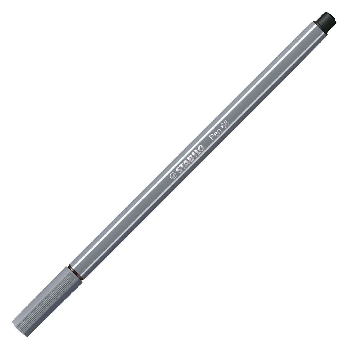 Stabilo Pen 68 Felt -Tip Pen Gris foncé (68 96)