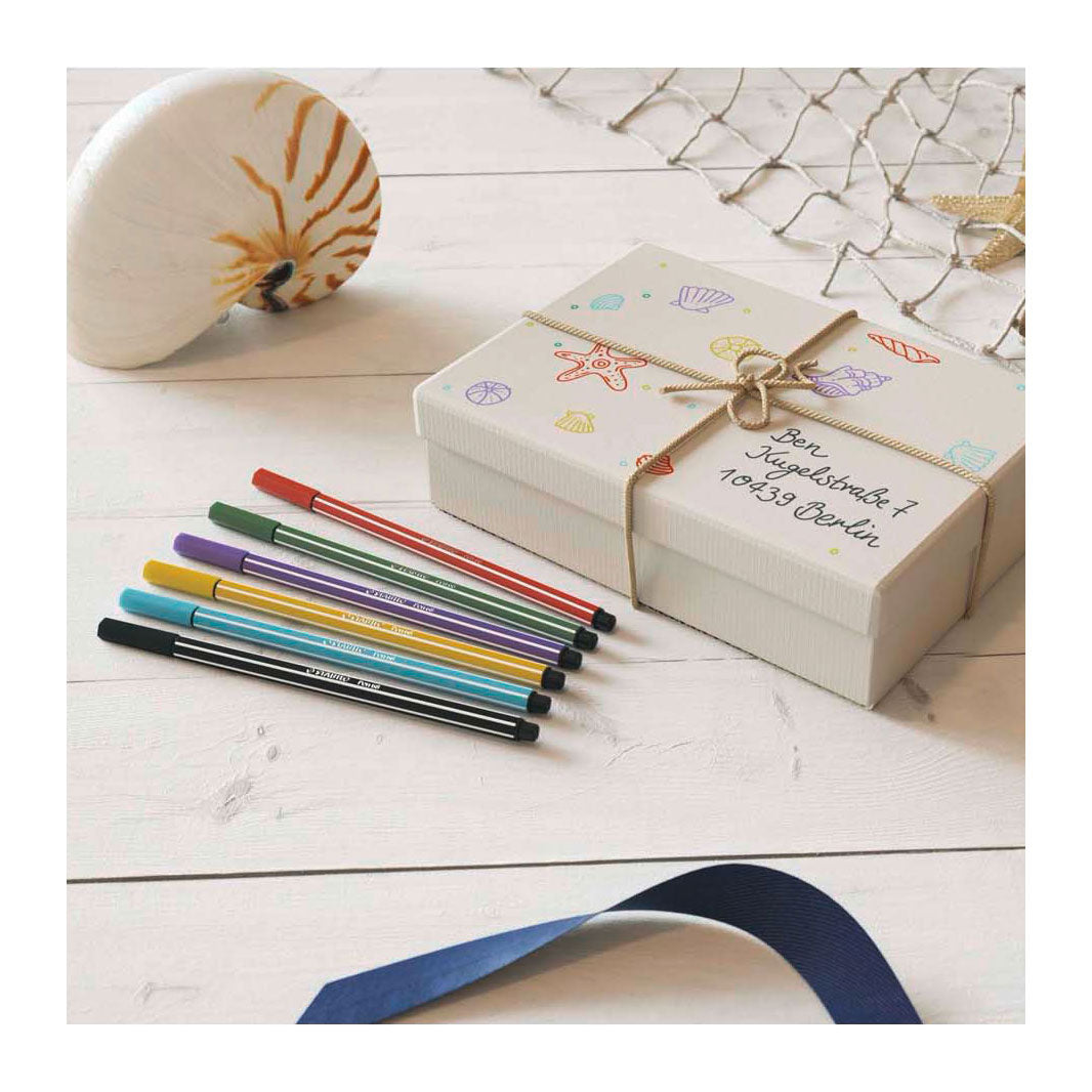 Stabilo Pen 68 Felt -Tip Pen fluorescent jaune (68 024)