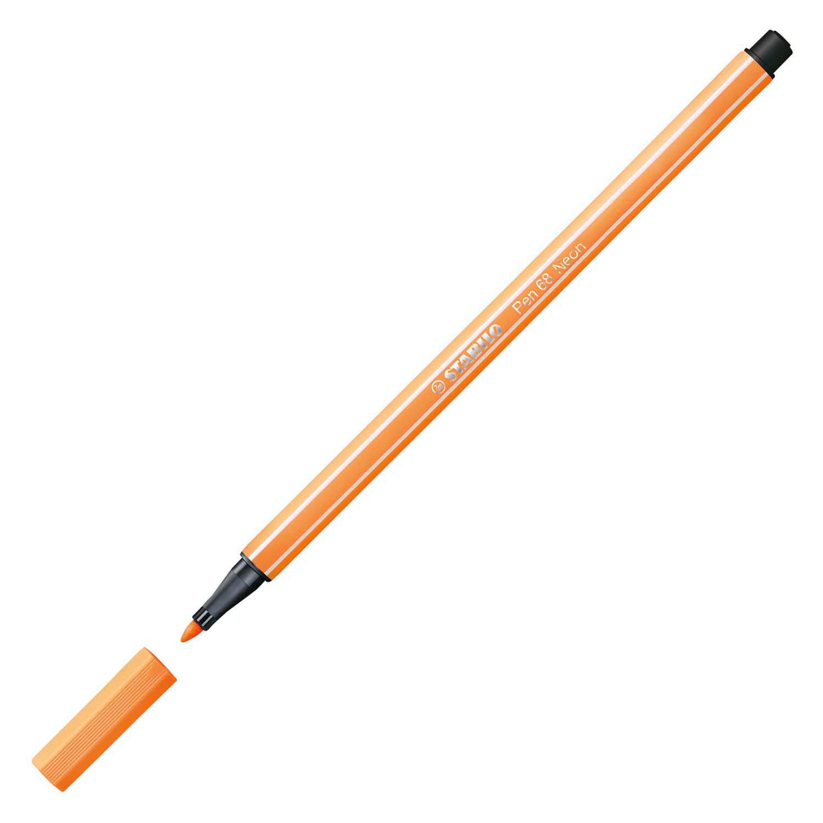 Stabilo Pen 68 Felt -Tip Pen Fluorescent Orange (68 054)