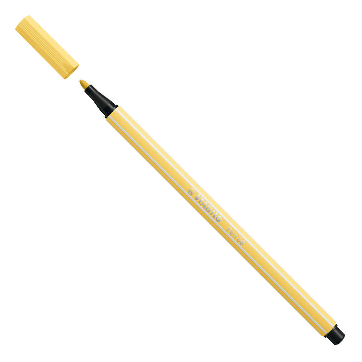 Stabilo Pen 68 Felt -Tip Pen Light Yellow (68 23)