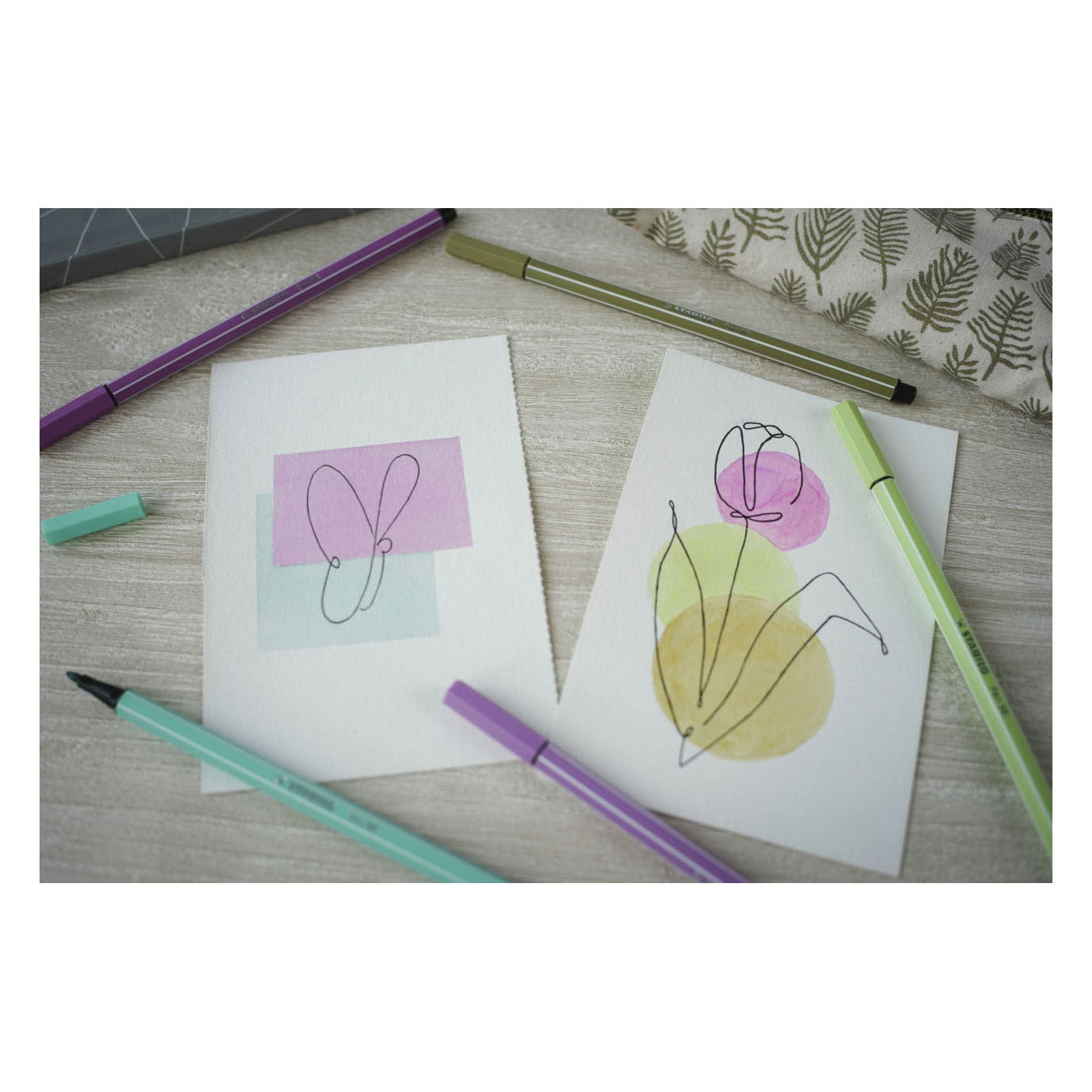 Stabilo Pen 68 Felt -tip Pen Kaki (68 66)