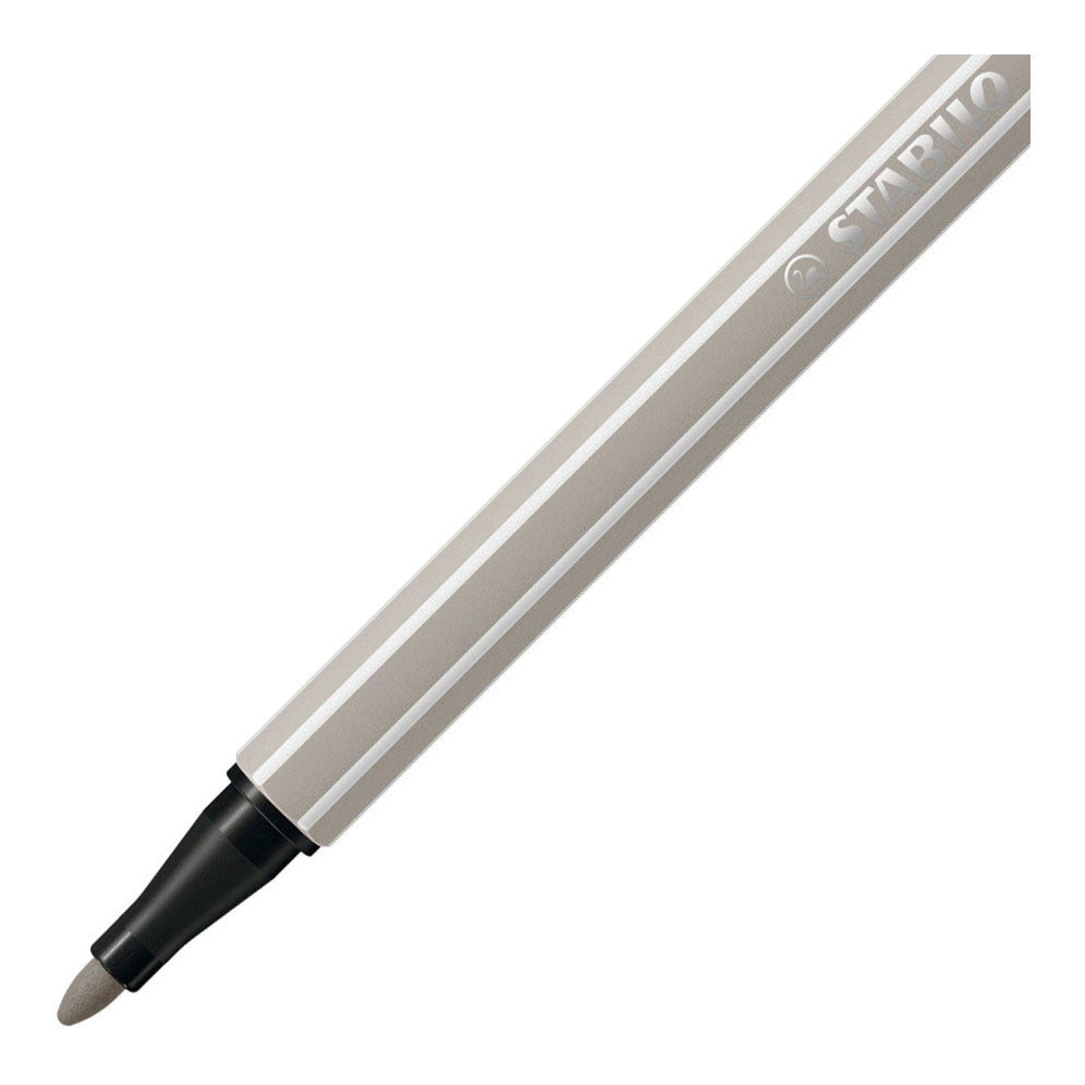Stabilo Pen 68 Felt -Tip Pen Grey chaud (68 93)