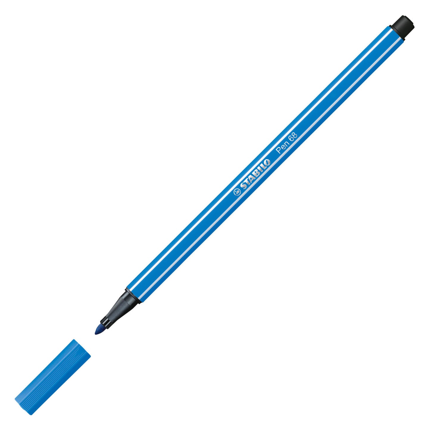 Stabilo Pen 68 Felt -Tip Pen Blue foncé (68 41)