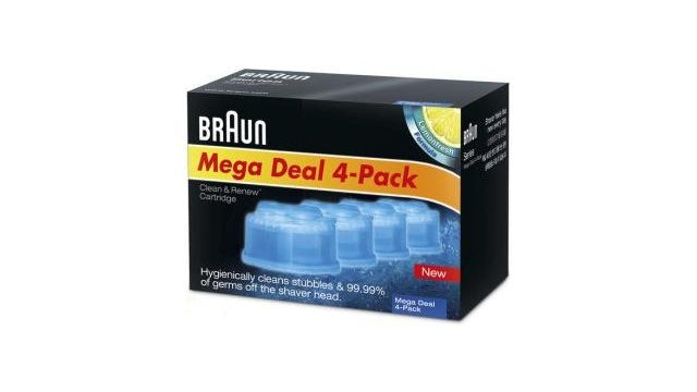 Braun CCR4 Clean renouveau recharge cartouche 4 pièces