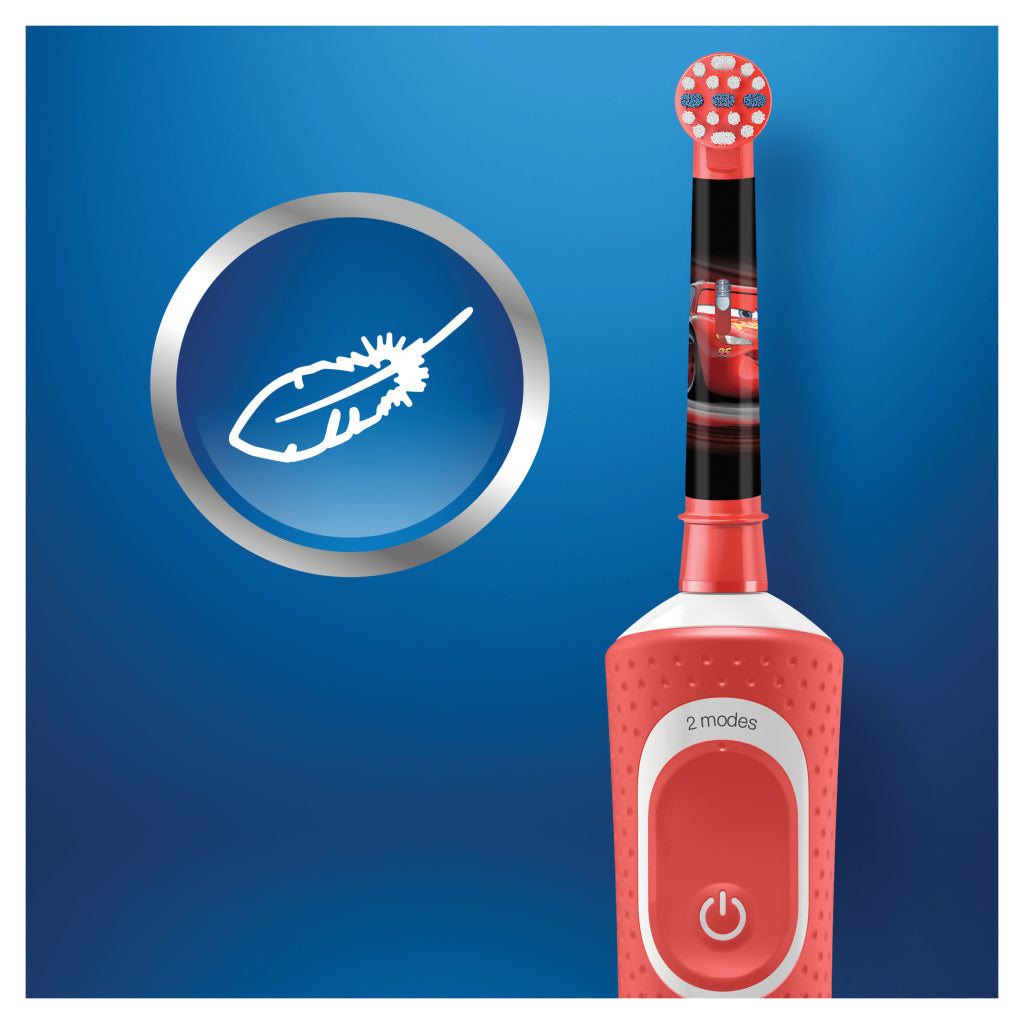 Brosse à dents électrique orale b oral-b rouge blanc rouge blanc