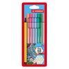 STABILO PEN 68 PASTEL FELT -TIP PEN SET avec 6 pièces