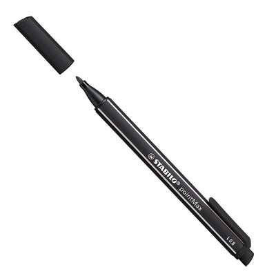 Stabilo Pointmax Hardtip Fineliner Black (488 46)