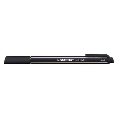 Stabilo Pointmax Hardtip Fineliner Black (488 46)