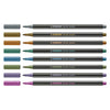 Stabilo Pen 68 Metallic Metal Box Felt -Tip stylos, 8e.