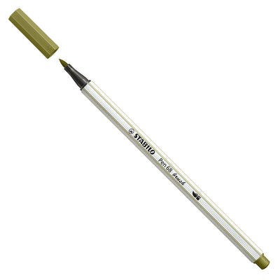 Stabilo Pen 68 Brush 37 boue vert
