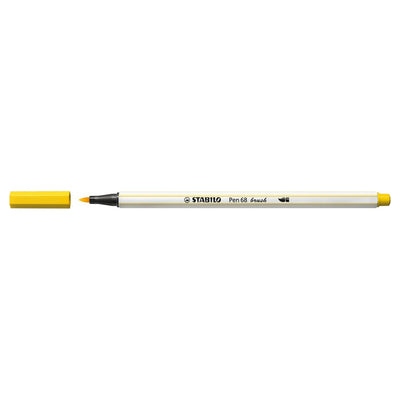 Stabilo Pen 68 Brush 44 - Jaune