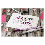 Stabilo Pen 68 Brush 48 - Carmine rouge - afbeelding 4